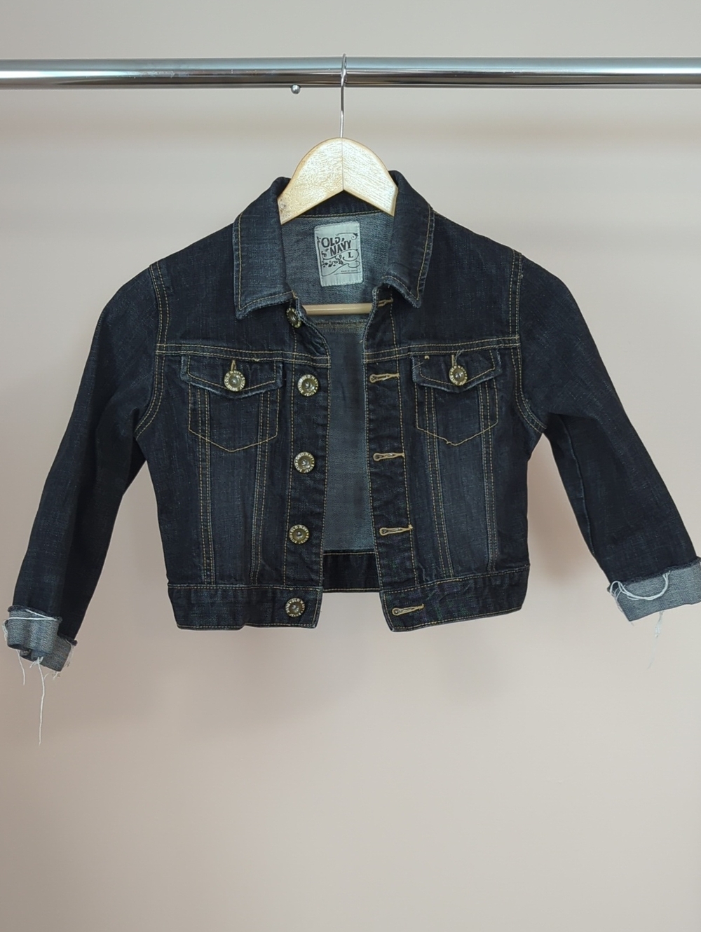 Kids Dark Wash Denim Jacket